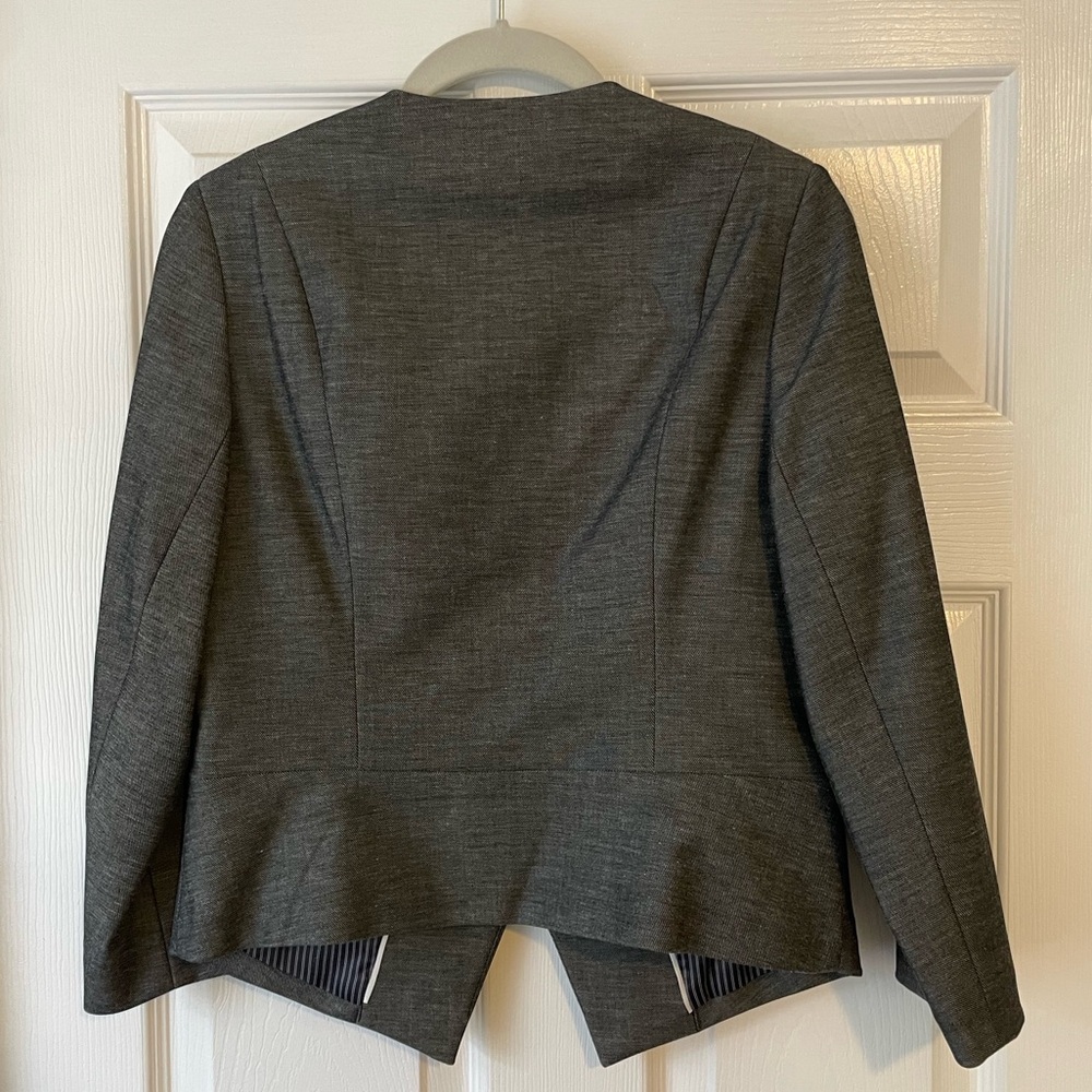 Express Women's Charcoal Blazer - Picture 2 of 5